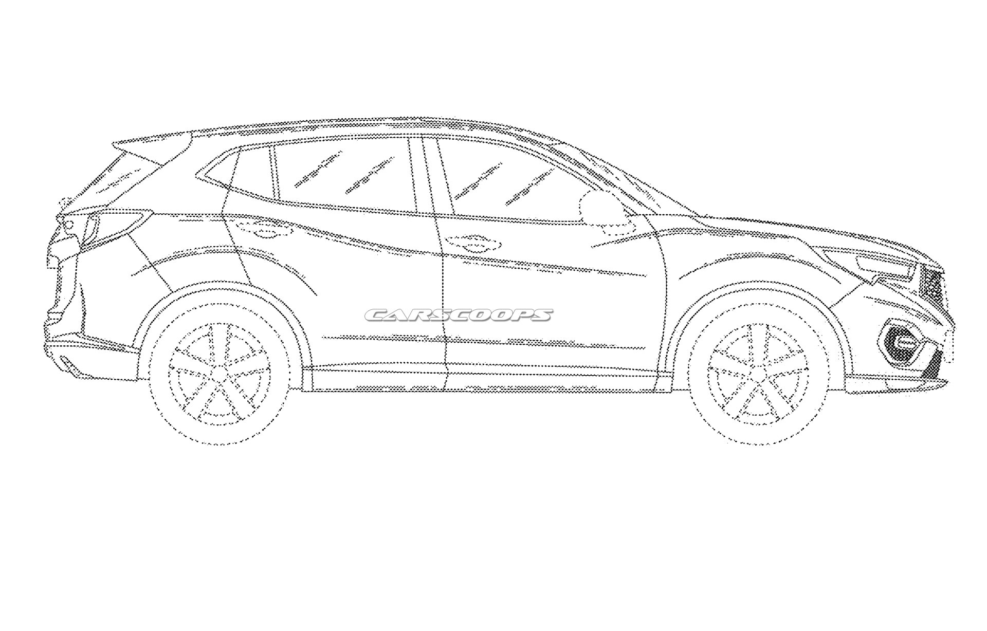 Acura MDX 2014 чертеж