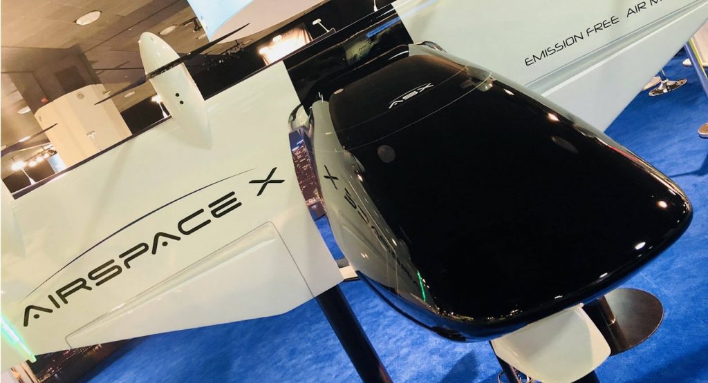  AirspaceX MOBi-ONE Autonomous Electric Flying Vehicle Lands In Detroit