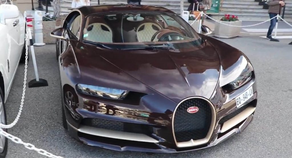  Two-Tone Bugatti Chiron Draws Plenty Of Attention In Monaco