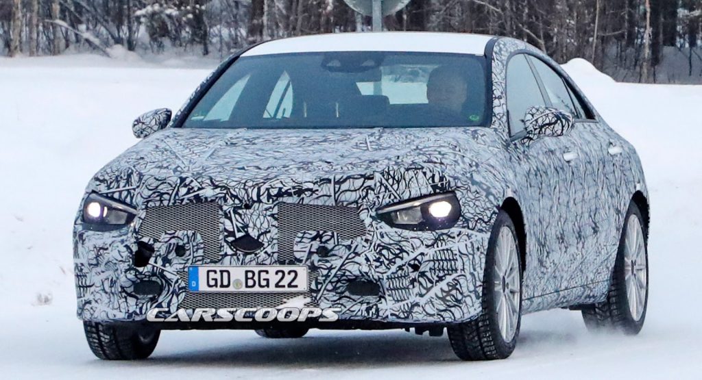  2020 Mercedes CLA Prototype Already Showing AMG GT Concept Lines