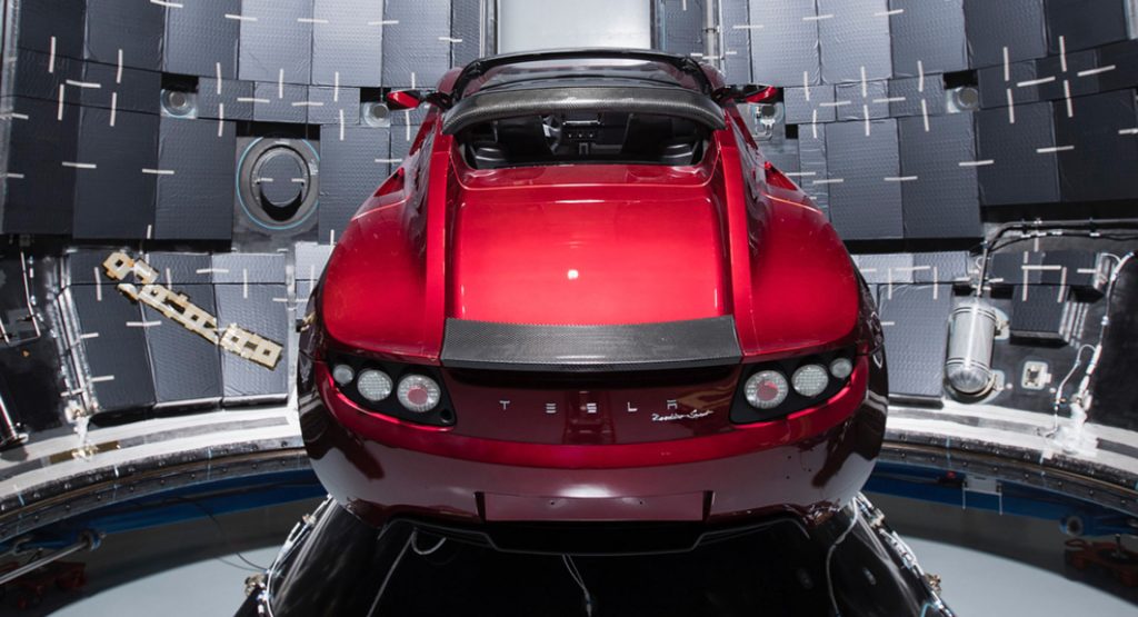  Musk’s Personal Tesla Roadster Heading To Space On Feb 6