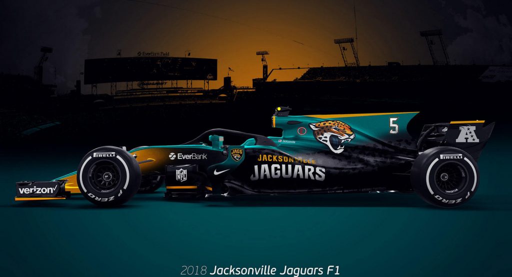  F1 Meets The NFL Ahead Of Jaguars’ Big Playoffs Game