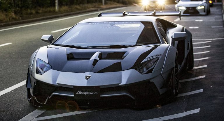 Liberty Walk’s Latest Aventador Looks Like A Track Car For The Road 