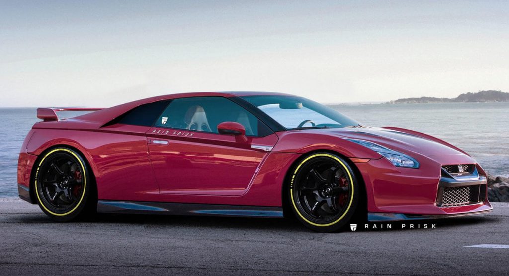 Nissan Gt R Virtually Mutates Into A Mid Engined Beast Carscoops