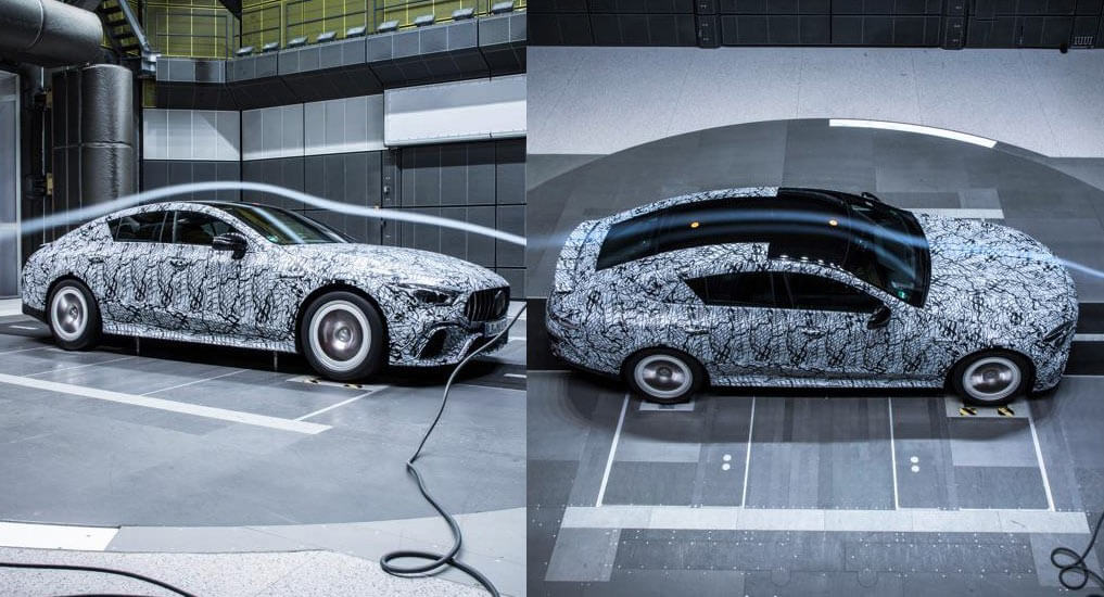  Mercedes-AMG GT4 Shows Its Curves In The Wind Tunnel