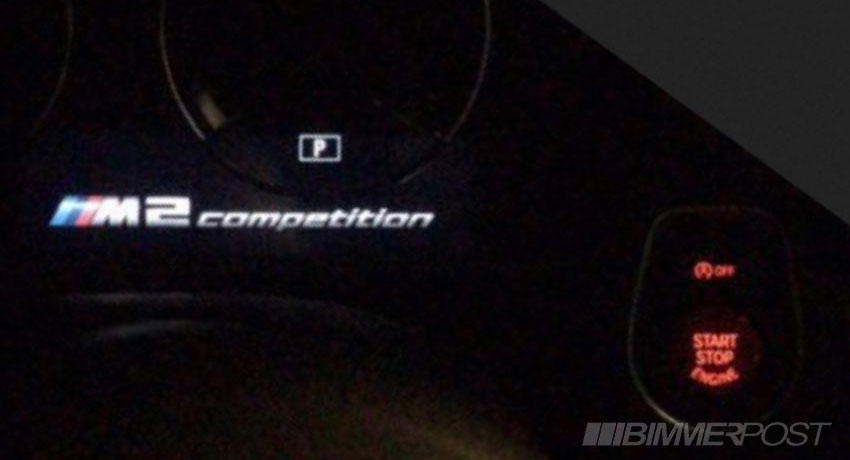  BMW M2 Competition Confirmed Via Photo Of Instrument Cluster