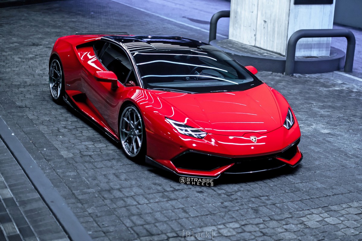 Lamborghini Huracan Looks Delicious In Rosso Corsa, Even Better With ...