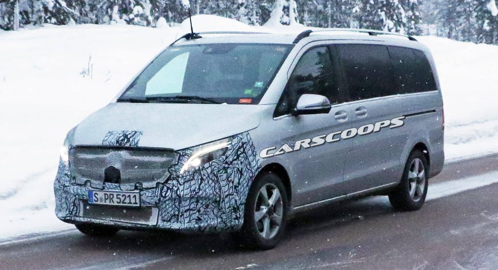  Spied: 2019 Mercedes-Benz V-Class Gets A Subtle Nose Job