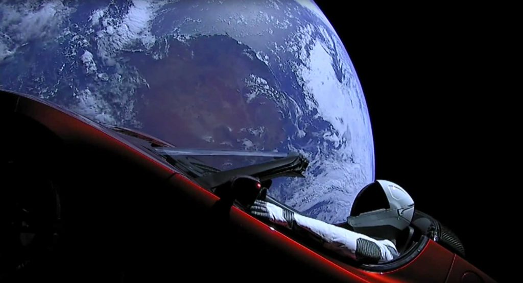 Tesla Roadster SpaceX Holy Crap, Elon Musk Actually Put A Tesla Roadster Into Space