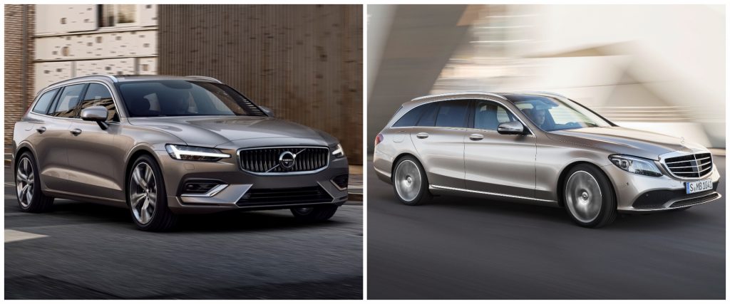 New Volvo V60 Vs Mercedes C Class Estate Let’s See Which