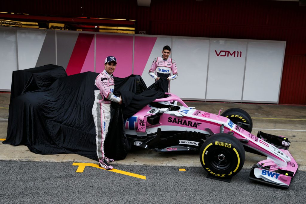 Force India F1 Reveals Its Very Pink New VJM11 | Carscoops