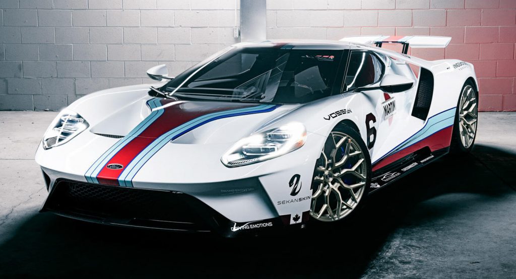  Ford GT With Martini Livery And Vossen Wheels Is Pure Automotive P@rn