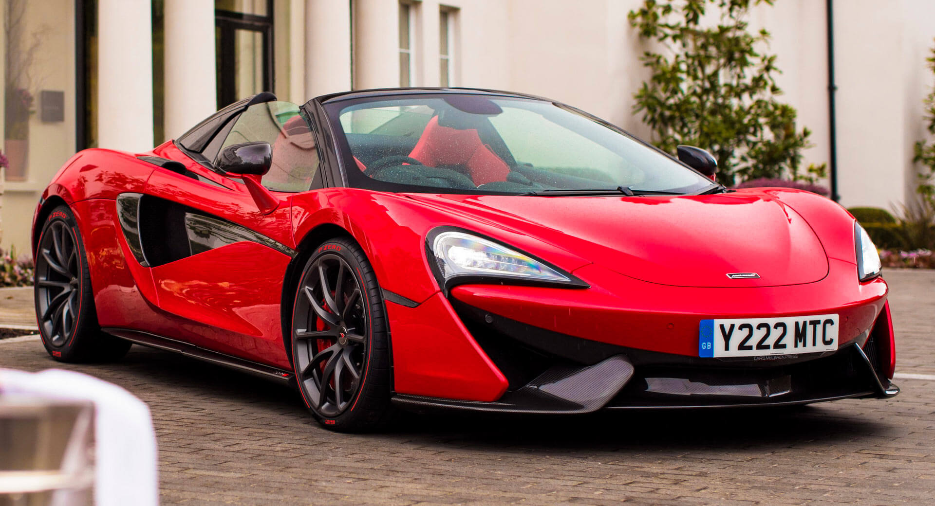 Someone Ordered This One Of A Kind Mclaren 570s Spider For Valentine S Day Carscoops