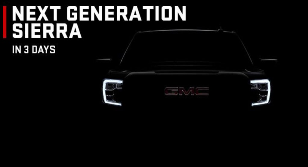  GMC Sierra Teased Three Days Ahead Of Its Big Debut