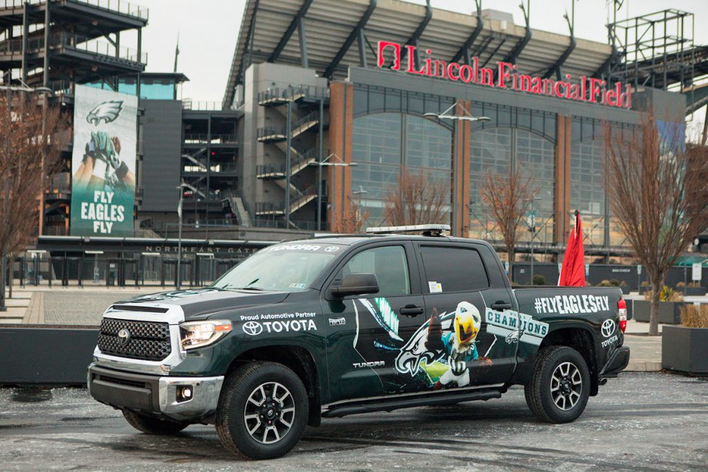 2018 Toyota Tundra Led The Philadelphia Eagles' Super Bowl Parade