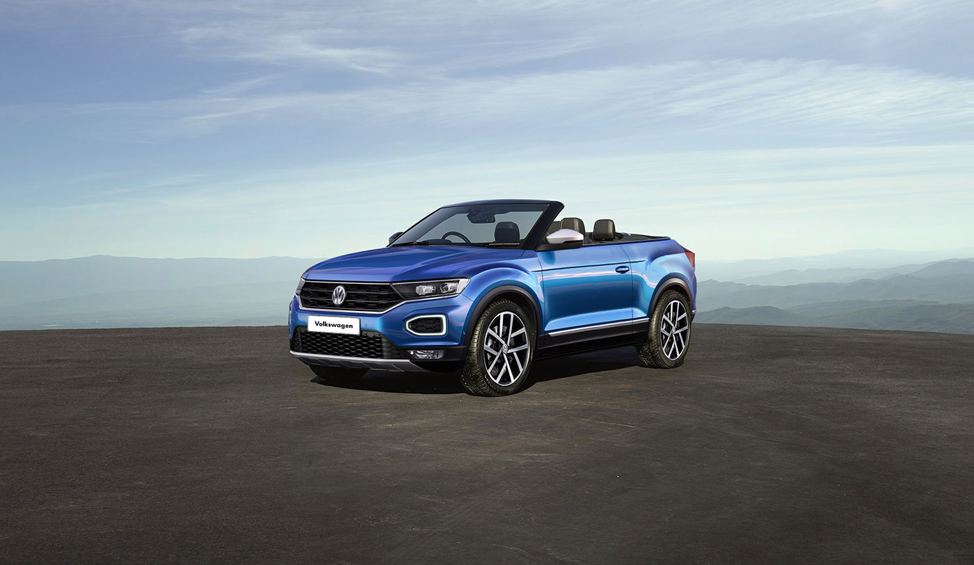 vw t roc convertible