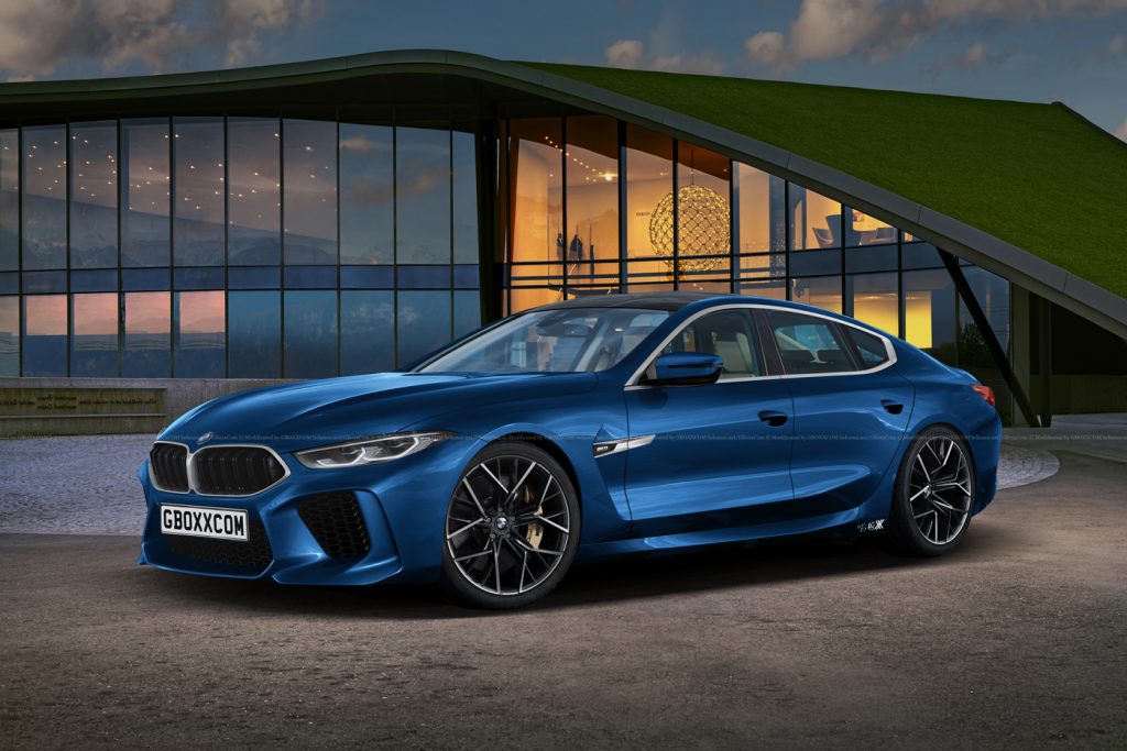 BMW M8 Gran Coupe Puts On A ProductionReady Blue Suit Carscoops