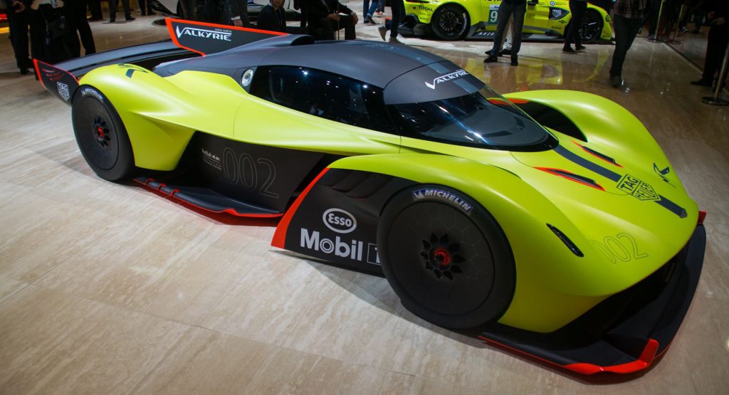  Aston Martin Valkyrie AMR Pro Is Geneva’s Bright Lime Star