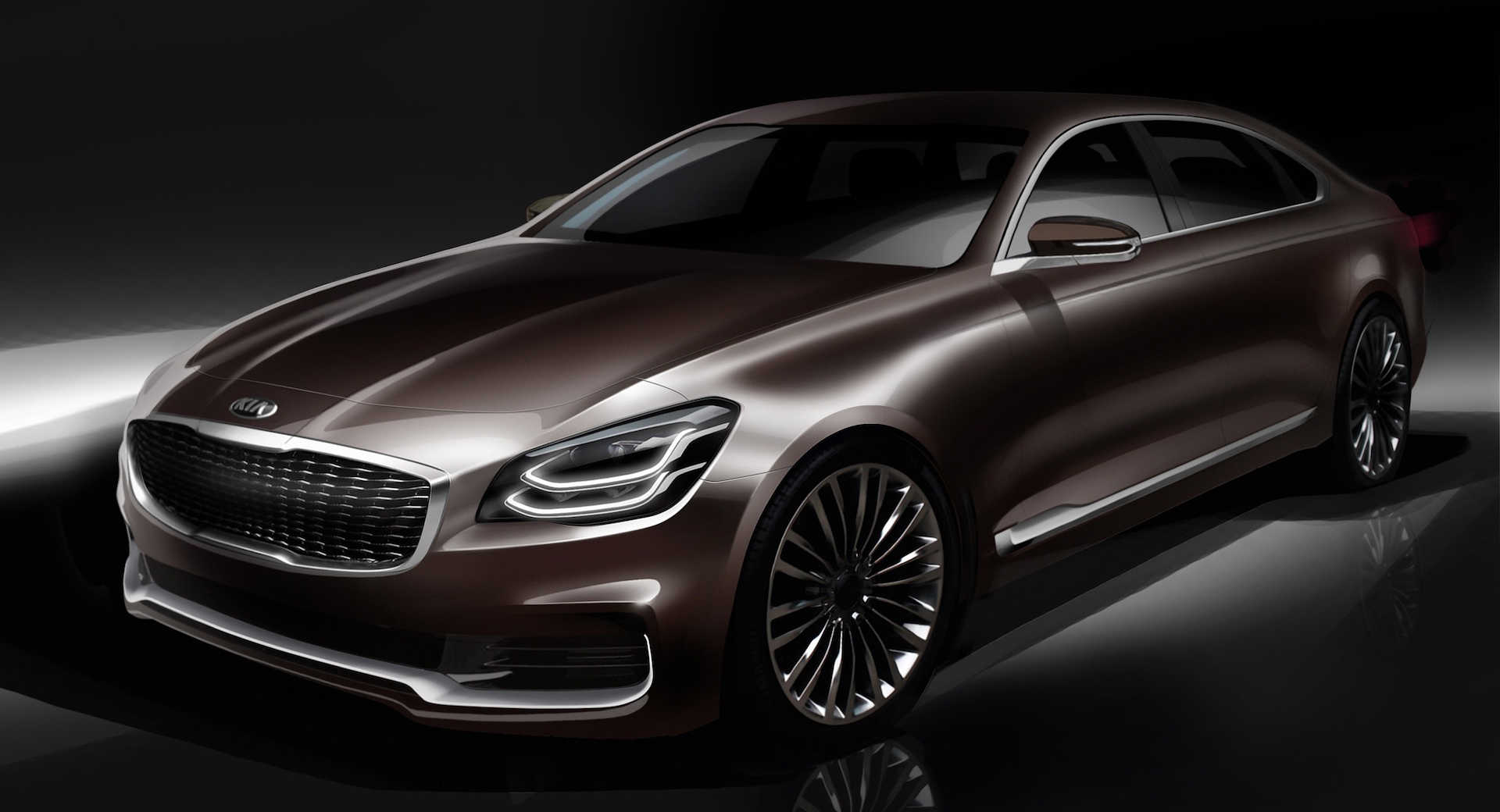 New Kia K900 Teasers Hint Towards A GermanLike Flagship Carscoops