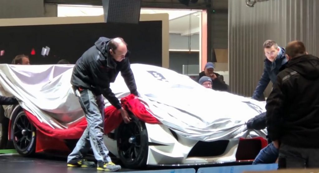  Toyota Supra Racing Concept Spotted In Geneva