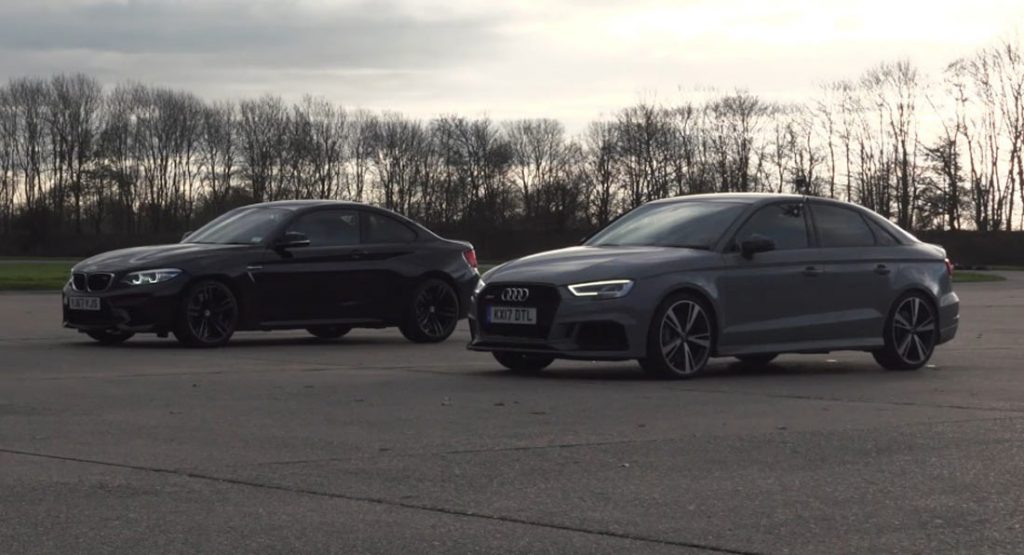  BMW M2 And Audi RS3 Solve Their Differences On The Drag Strip