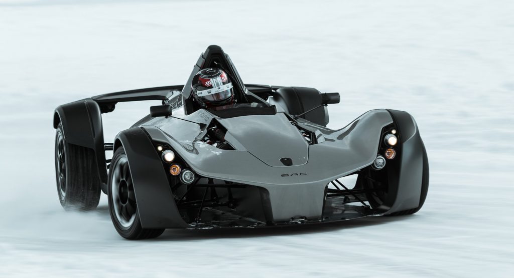  Turns Out The BAC Mono Is Fun To Drive On The Ice And Snow Too