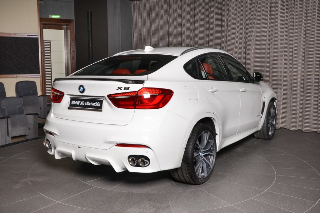 White BMW X6 Flaunts M Performance Kit And Custom Exhaust | Carscoops