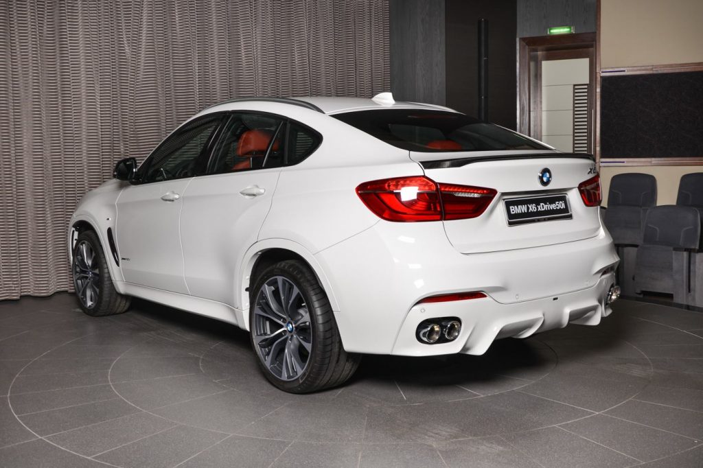 White BMW X6 Flaunts M Performance Kit And Custom Exhaust | Carscoops