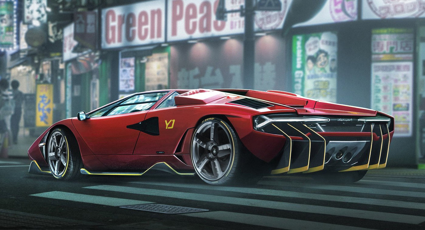 Lamborghini Countach/Centenario Mashup Would Be The Best ...