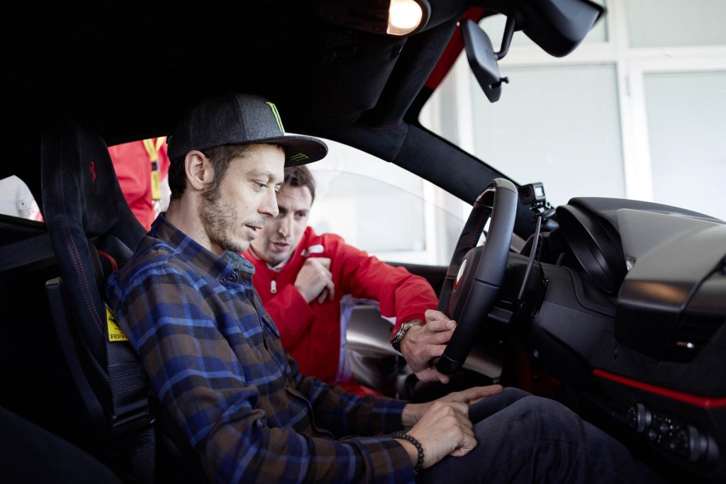 Valentino Rossi Gets A Taste Of The New Ferrari 488 Pista ...