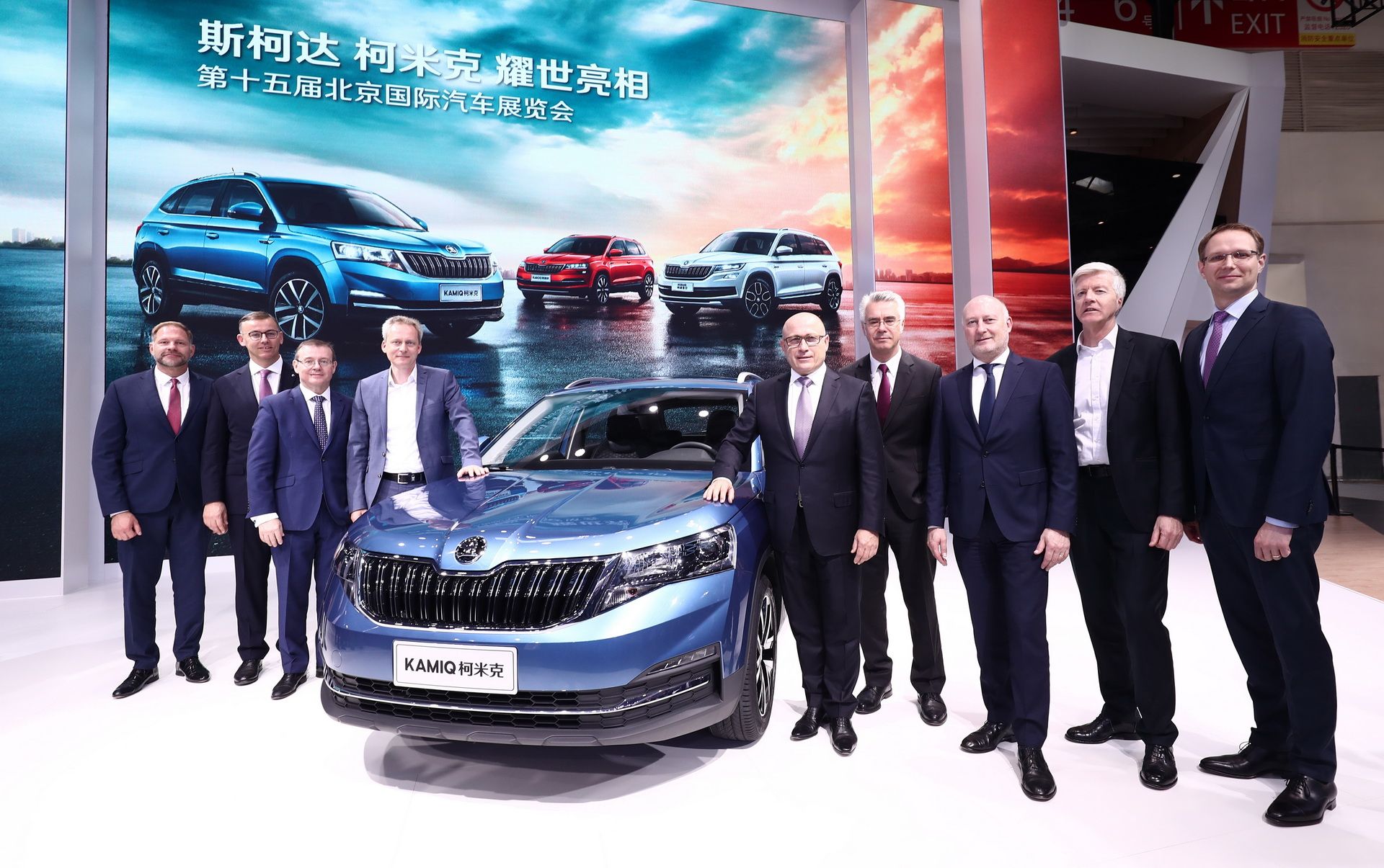 Skoda Kamiq Drives Into The Beijing Show With L Engine Carscoops