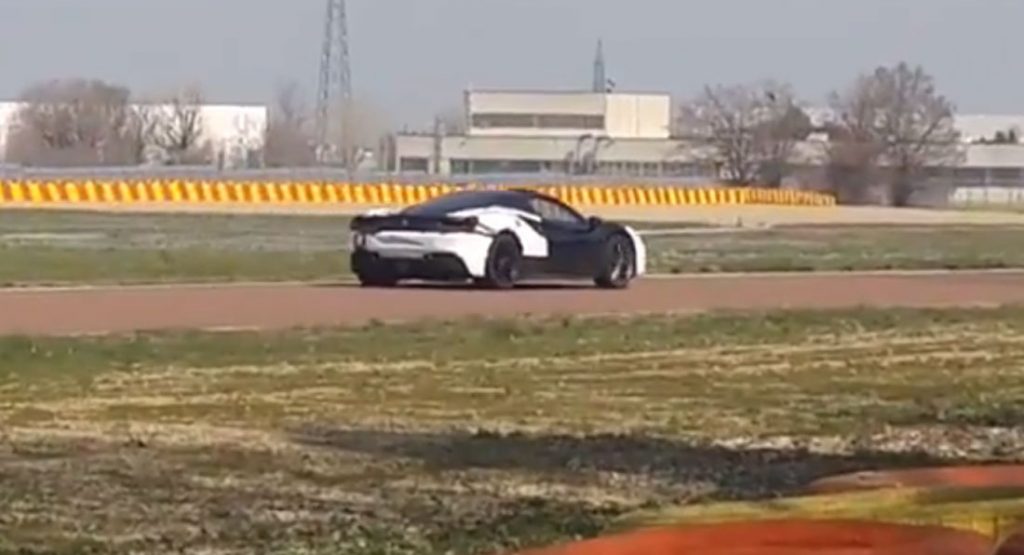  Mysterious Ferrari Prototype Caught Testing In Silence At Fiorano – Is It A Hybrid?