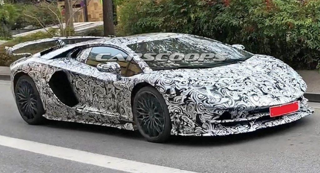  Lamborghini Aventador SV Jota Spied, Could Have Around 800 HP