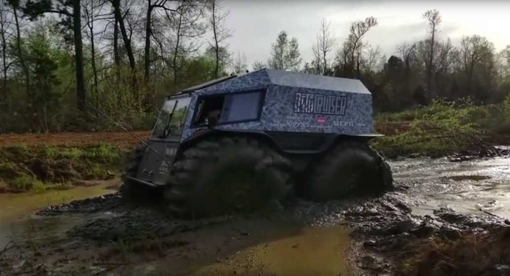 Sherp Off-Roading Russia’s Unstoppable Sherp ATV Meets Texas Clay, Gets Stuck