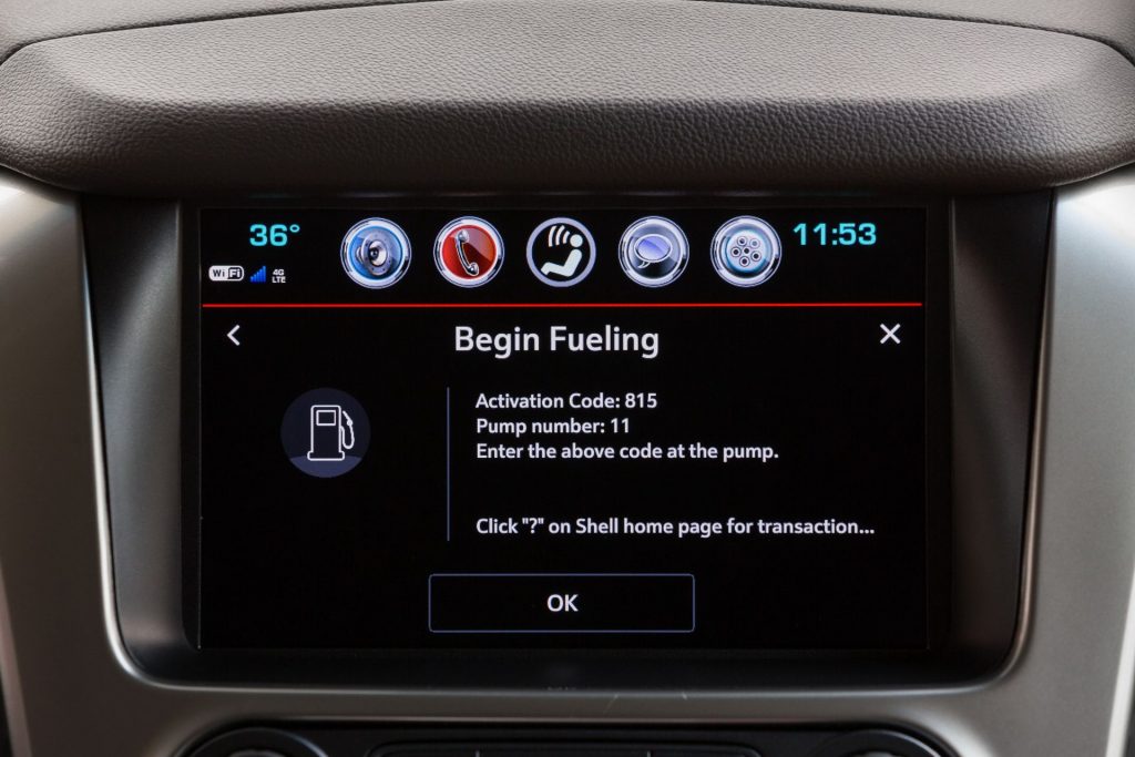 Chevy And Shell Roll Out Industry-First In-Dash Fuel Payment Tech ...