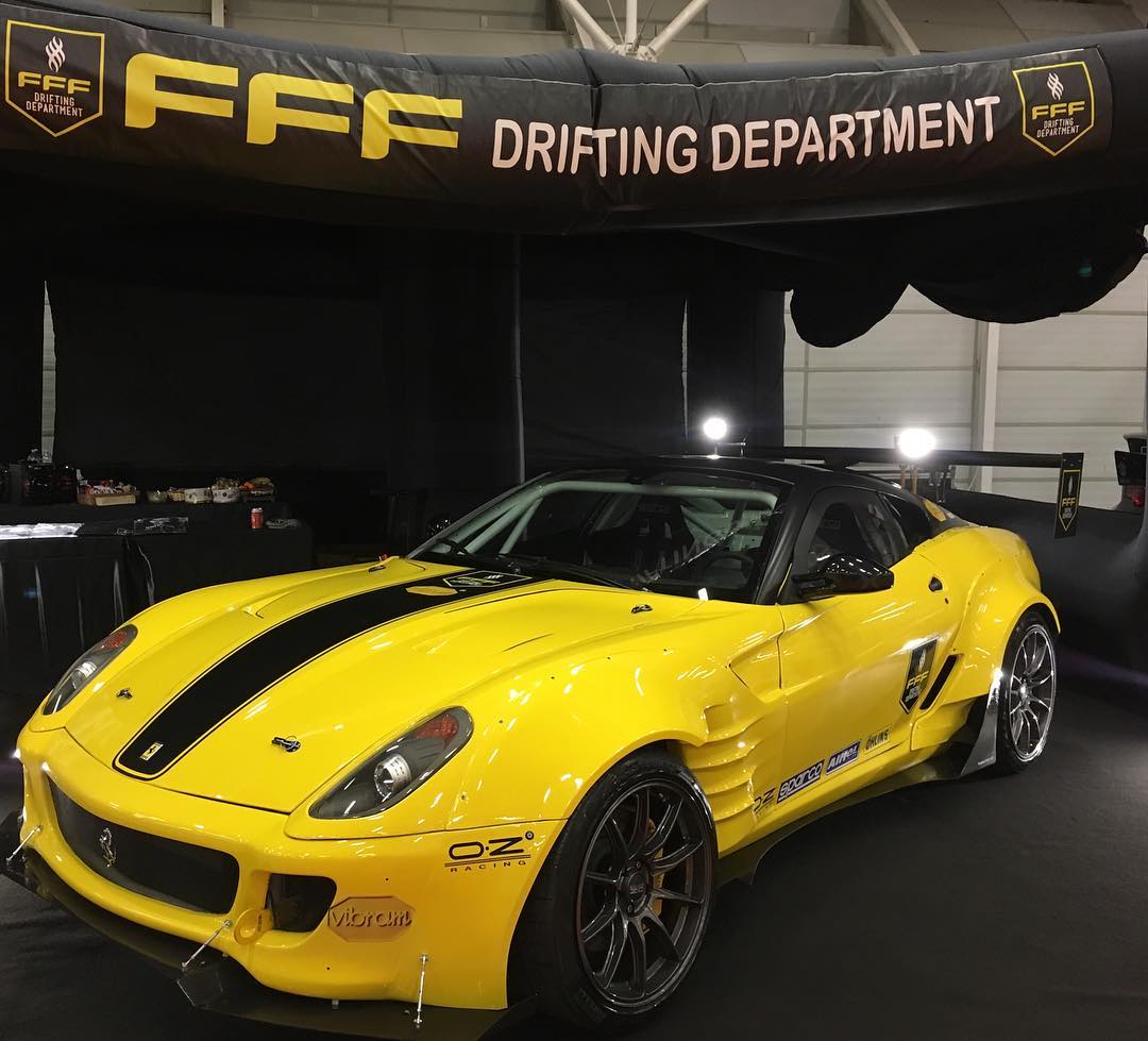 800 HP Twin-Turbo Ferrari 599 Drift Car Puts Up A Tire-Shredding Show | Carscoops