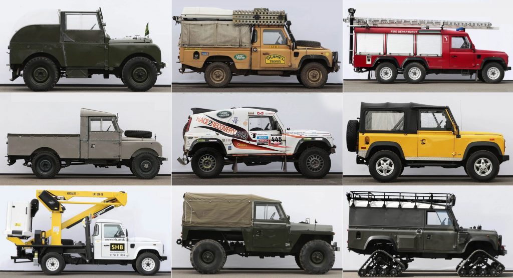 Land Rover Defender, Models