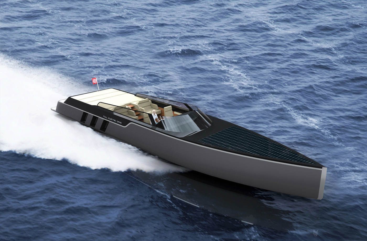 If Tesla Made An Electric Motor Yacht, It Might Look Something Like 