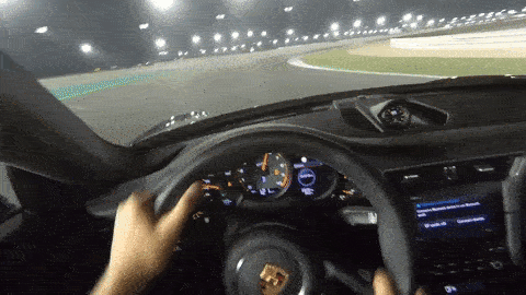 Drifting A Porsche 911 Gt3 Touring On Track Looks Like Lots