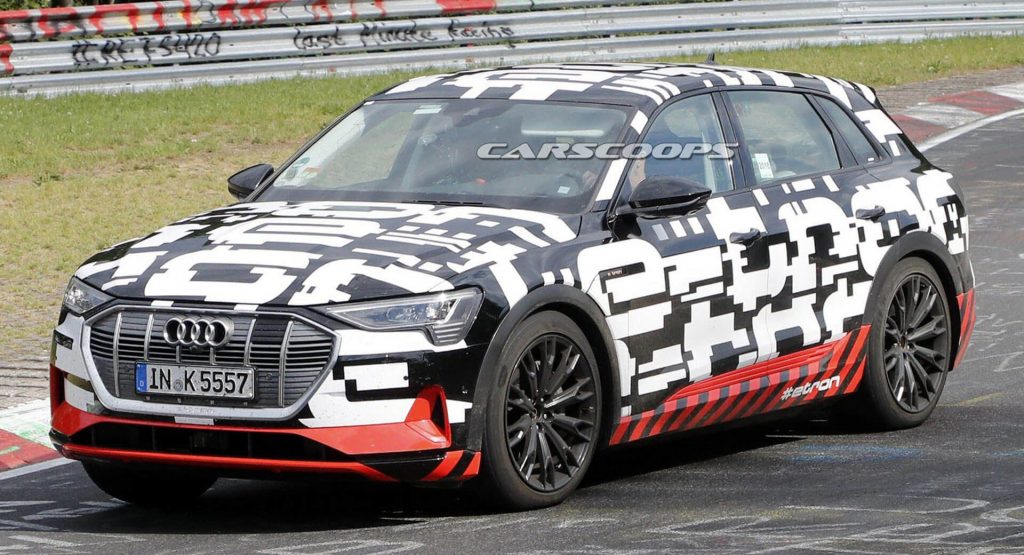  Audi E-Tron Electrifies The Nürburgring Ahead Of August Unveiling