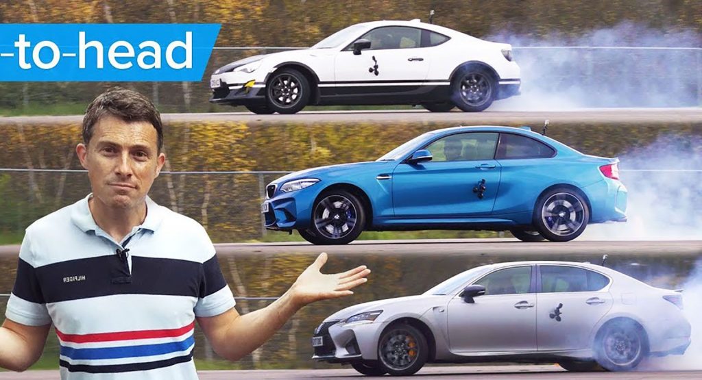  BMW M2 vs Lexus GS F vs Toyota GT86: Which One Drifts Better?