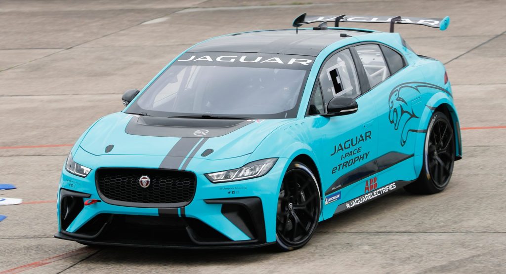  Jaguar I-Pace eTrophy Racer Debuts On Track In Berlin