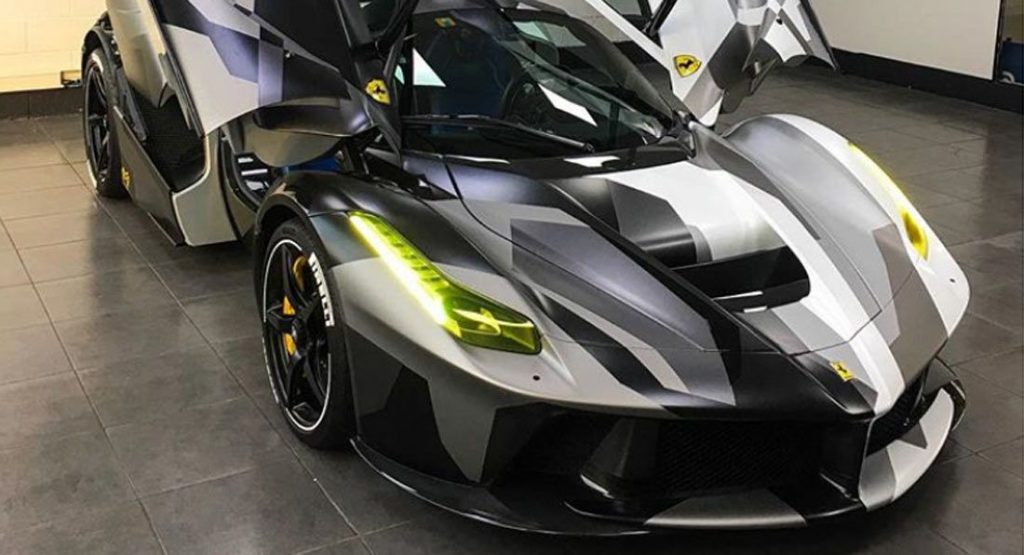 Brave LaFerrari Owner Joins The Camouflage Wrap Bandwagon