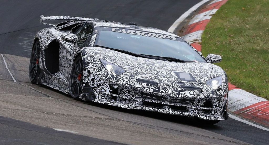  Lamborghini Aventador SV J Could Soon Set A Nurburgring Record