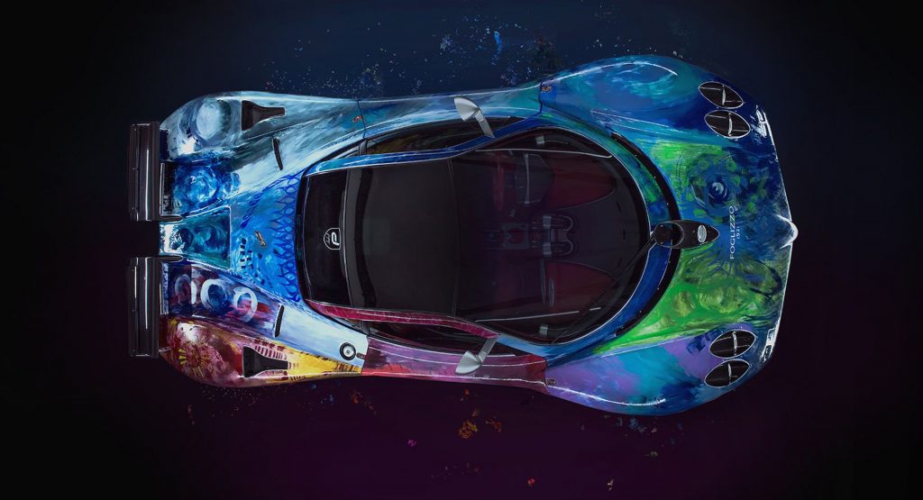  Saudi Artist Creates Eye-Catching Pagani Zonda S Art Car