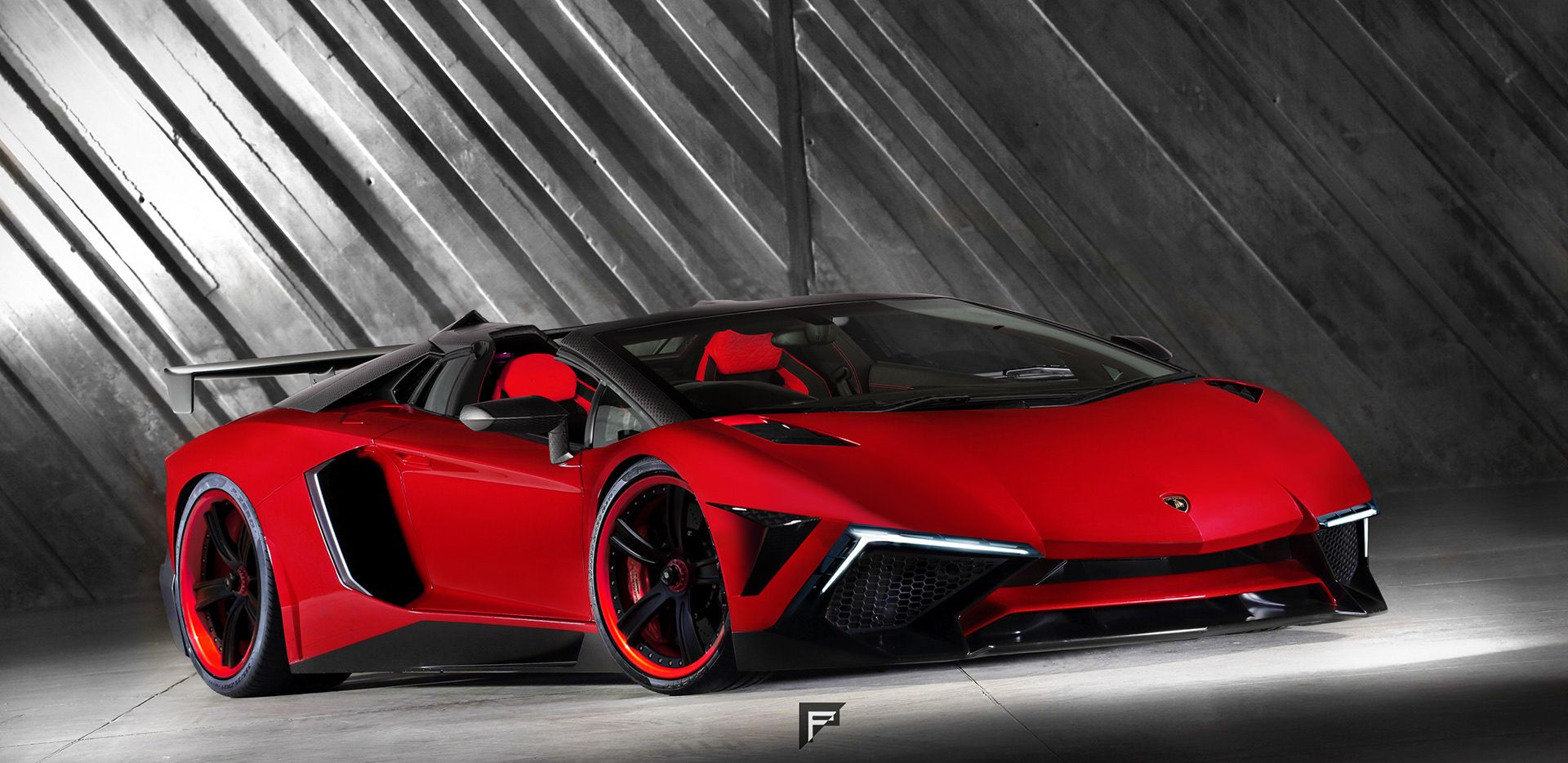 Lamborghini Terzo Millennio Metallic Pearl Red (Black Velvet Base)