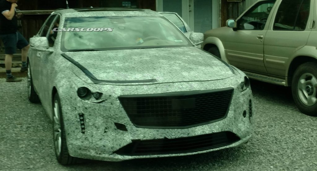  U Spy A Cadillac CT6 Prototype And Its Massive Grille In Tennessee