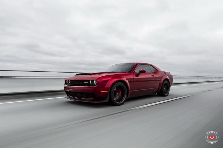 Dodge Challenger Demon Tries On New Aftermarket Wheels For Size | Carscoops