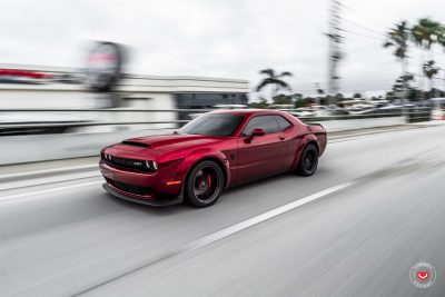 Dodge Challenger Demon Tries On New Aftermarket Wheels For Size | Carscoops