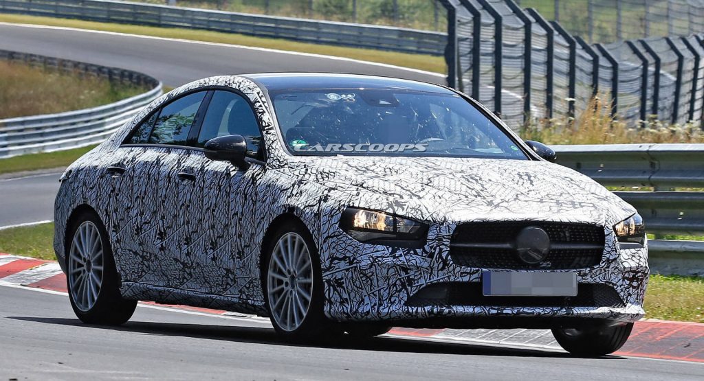  2019 Mercedes CLA Puts On Tighter Fitting Camo For Track Test